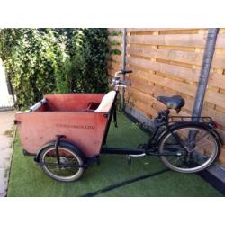 Babboe Big bakfiets; 4 zits incl. babyschaal en peuterzitje