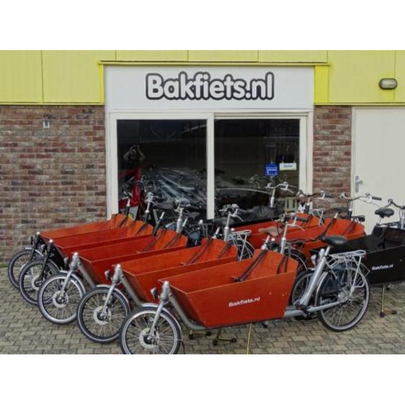 Bakfiets nl Nieuw en gebruikt altijd op voorraad!!!