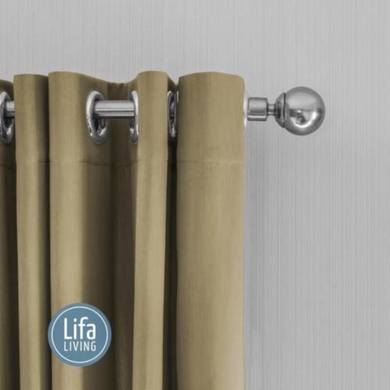 Lifa Living Gordijnen Beige Haken - 300 x 250 cm