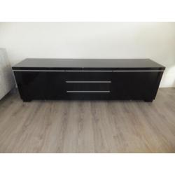 +++DESIGN DRESSOIR+++ Hoogglans zwart TV KAST mooi dressoir