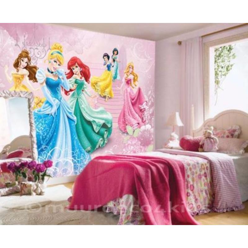 Nieuw: Disney Princess fotobehang, Prinsessen behang + LIJM