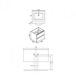 Badmeubel Themis 60 Cm Wit