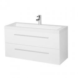 Saniclass XS line 60x38cm badmeubel met spiegel wit