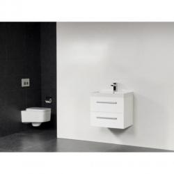 Saniclass Rome badmeubel 80cm hoogglans wit